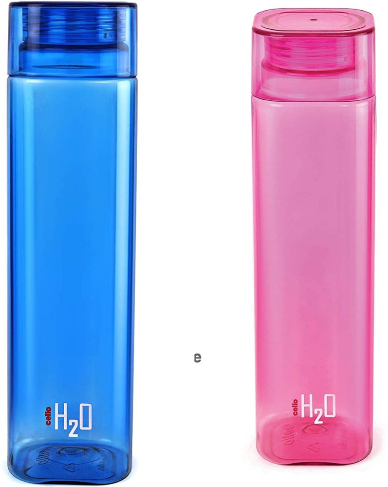 Buy Cello H2O Glass Fridge Water Bottle - Black Online at Best