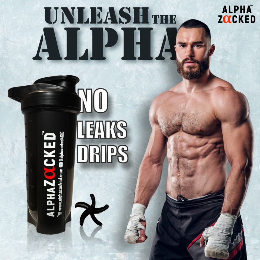 Alpha Foods Protein Shaker Bottle 700 ml - Made from Renewable