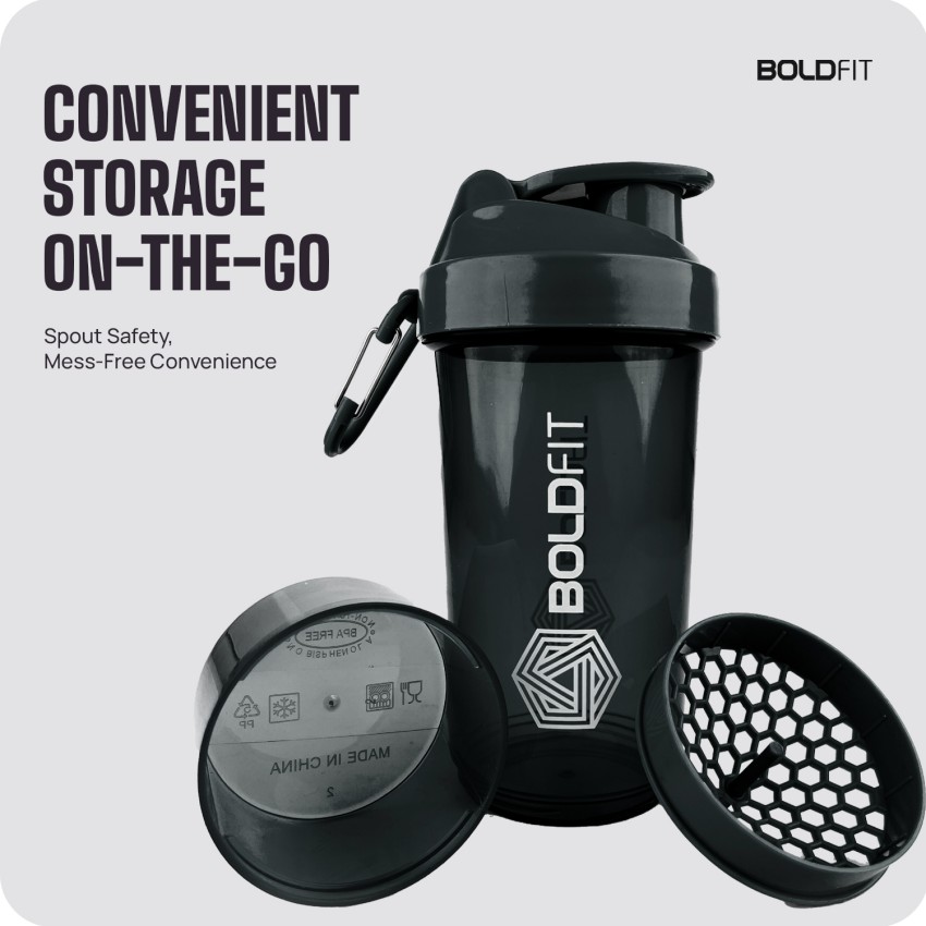 BOLDFIT Shaker Bottle For Protein Shake Sipper Bottles For Men