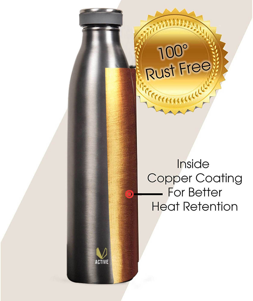 V ACTIVE thermal bottle insulated water flask thermos for student