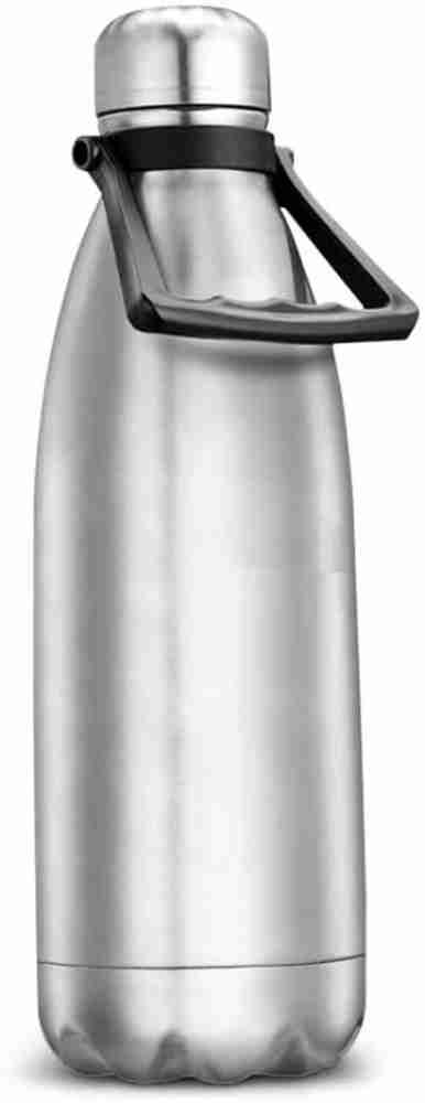 Milton Thermosteel Duo DLX 1500, Double Walled Vacuum Insulated 1500 ml |  51 oz | 1.5 Ltr | 24 Hours Hot and Cold Bottle with Cover, 18/8 Stainless