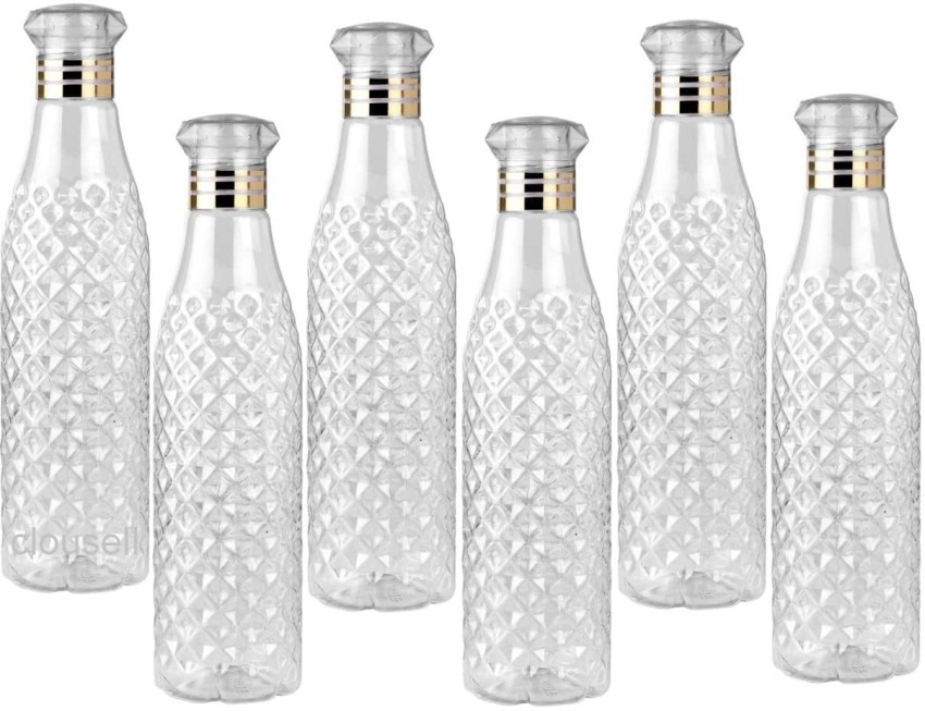 New Crystal Bottle Refrigerator- 1000ml Plastic Clear Water Bottle Ceylon