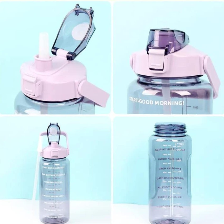 Kawaii Jumbo Pastel Clear Water Bottle (2000ml)