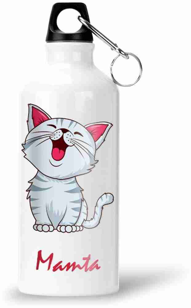 Cute cat top water bottle
