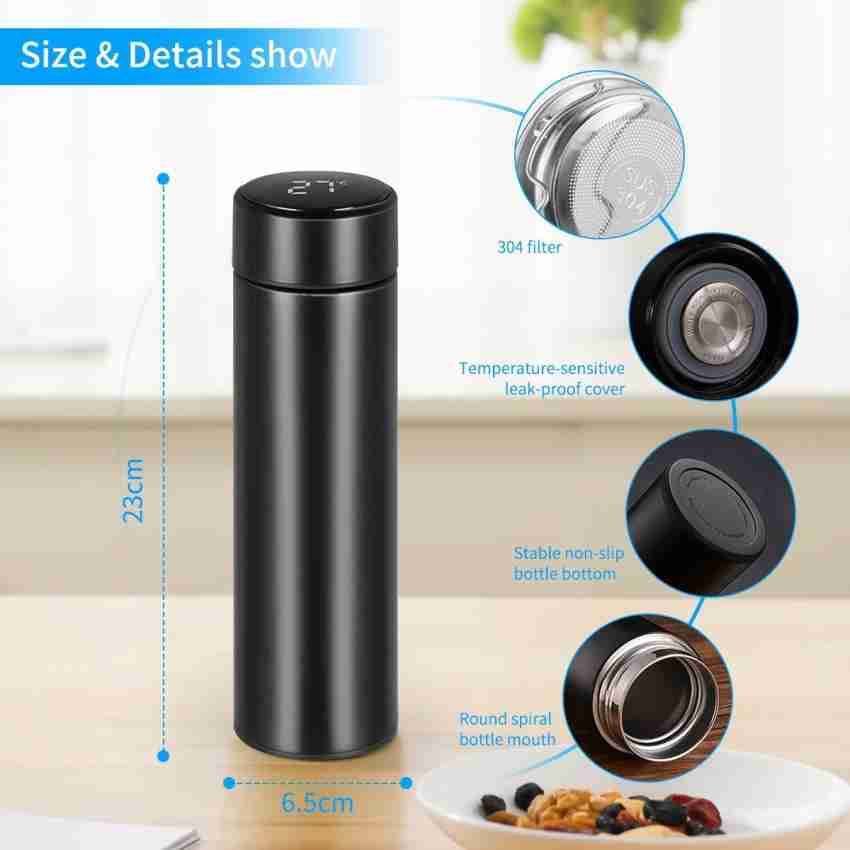 flintronic Stainless Steel Thermos Flask for Children, 320 ml with LED  Temperature Display, Leak-Proof Insulated Thermos Flask, Vacuum Drinking