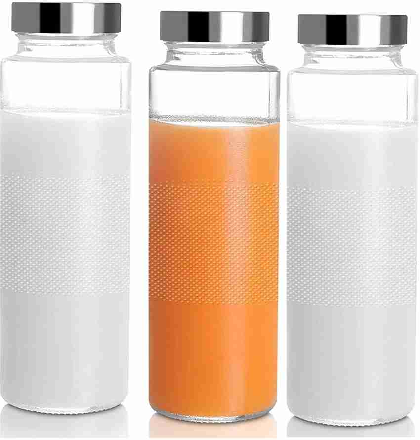 Buy Piramal Glass Water Bottle with Leak-Proof Airtight Double