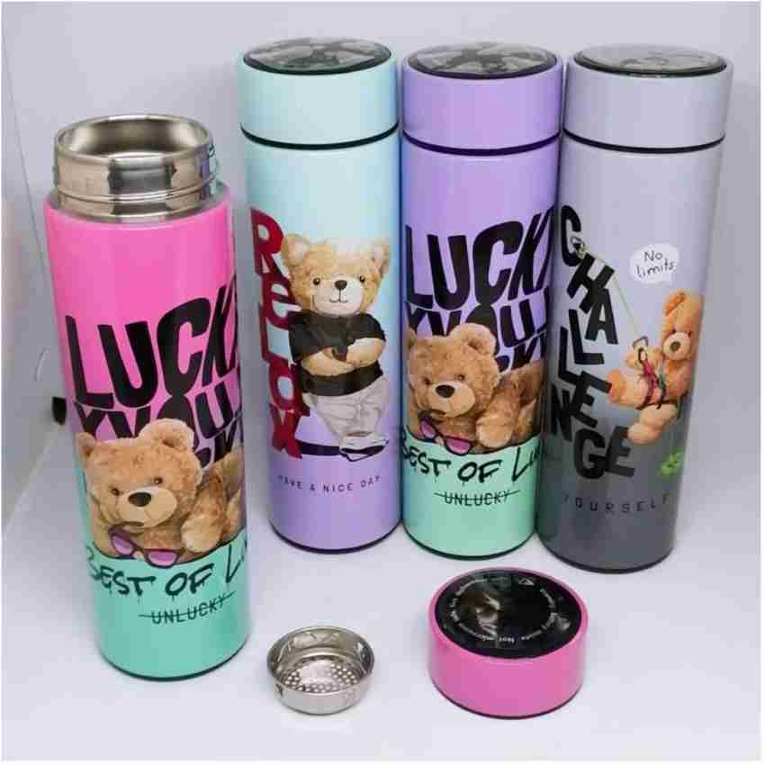 KK Shoppe Teddy Cartoon Stitch Thermos Cup Stainless Steel