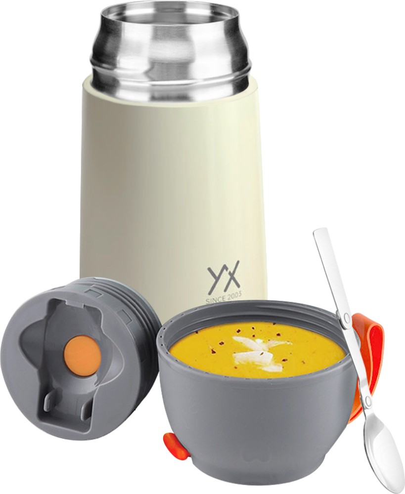 Large Hot Soup Thermos 500ml Lunch Thermos Cup With Spoon Leak Proof  Insulated Food Jar For