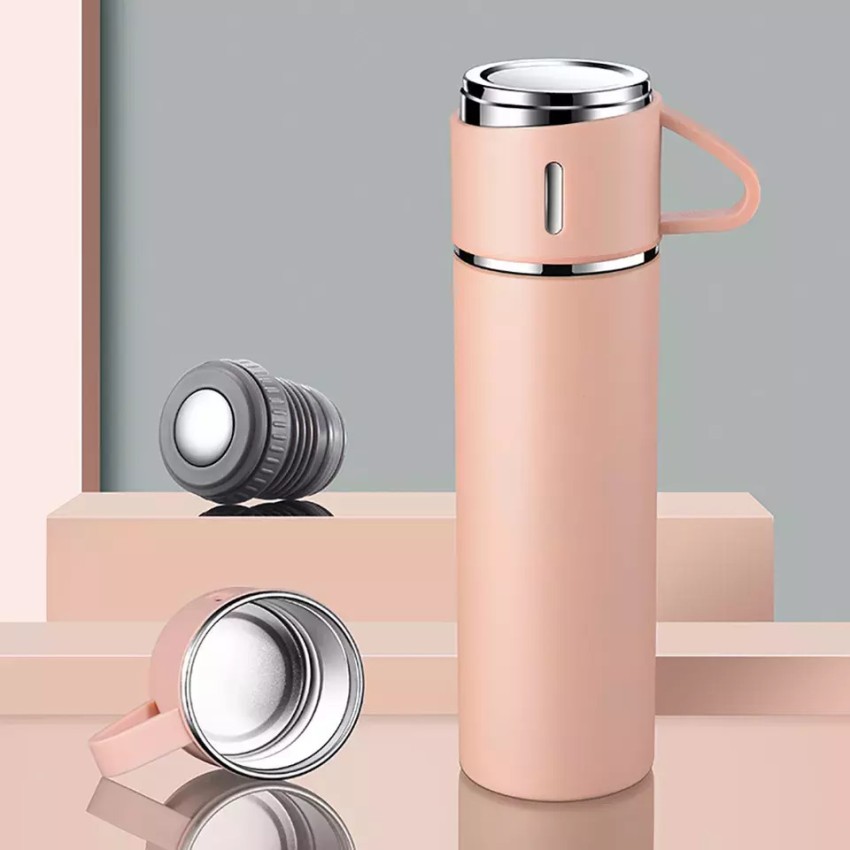 Buy Cracker Multicolor Stainless Steel Double Walled Vacuum Flask ,  Insulated Water Bottle, Travel Coffee Mug Combo 500ml, 510 Grams (Pack of  3) Online at Best Prices in India - JioMart.