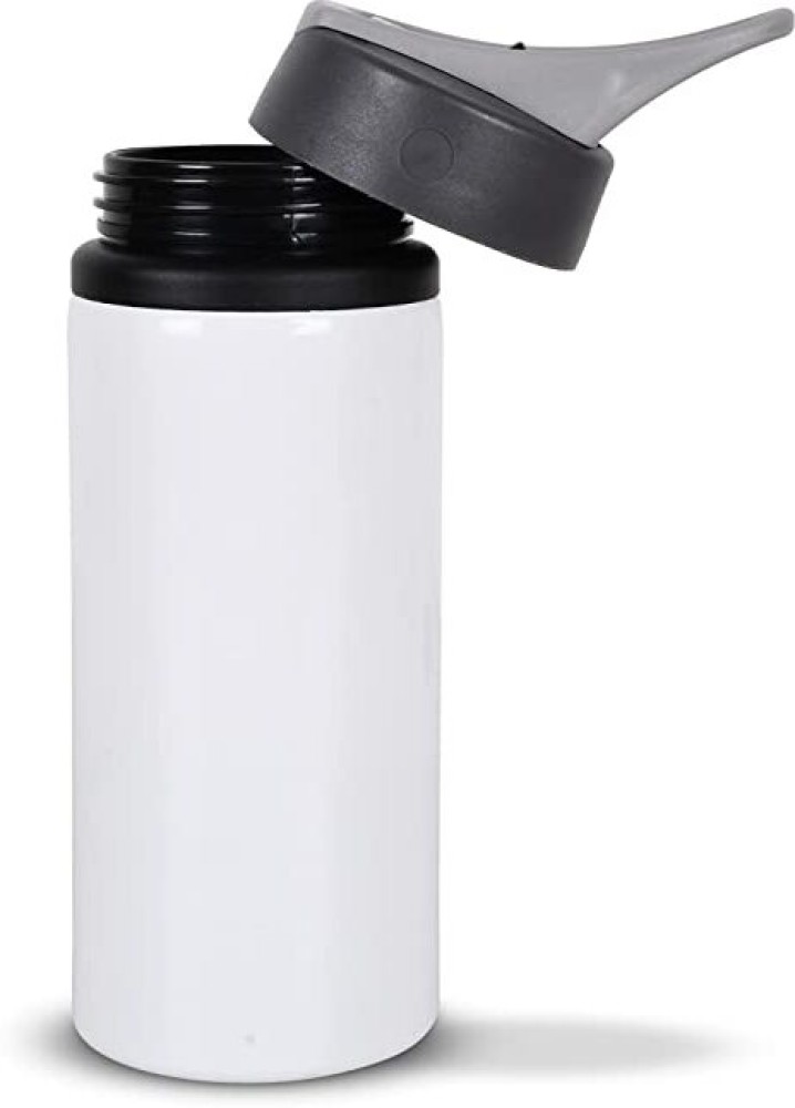 Personalised Aluminium Straw Water Bottle 600ml