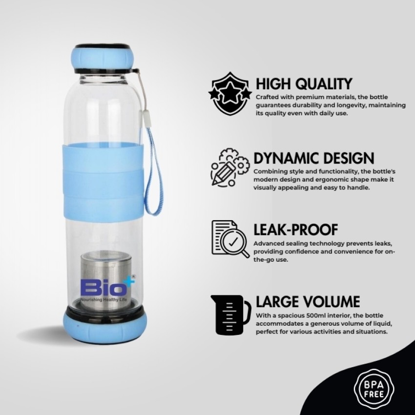 Water Bottle 500ml Sand Beige, 500ml