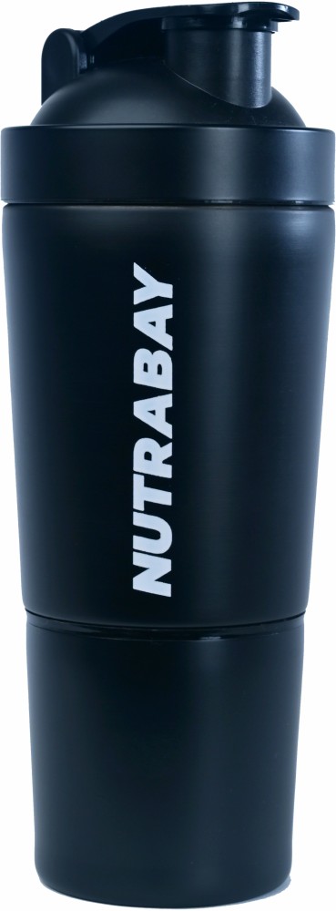 Nutrabay Silver Steel Shaker Bottle 750ml