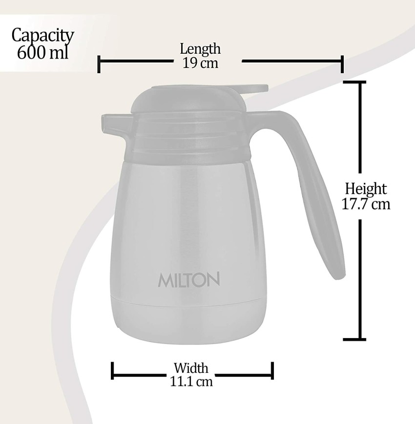  MILTON Thermosteel Classic Carafe Tea/Coffee Pot (600