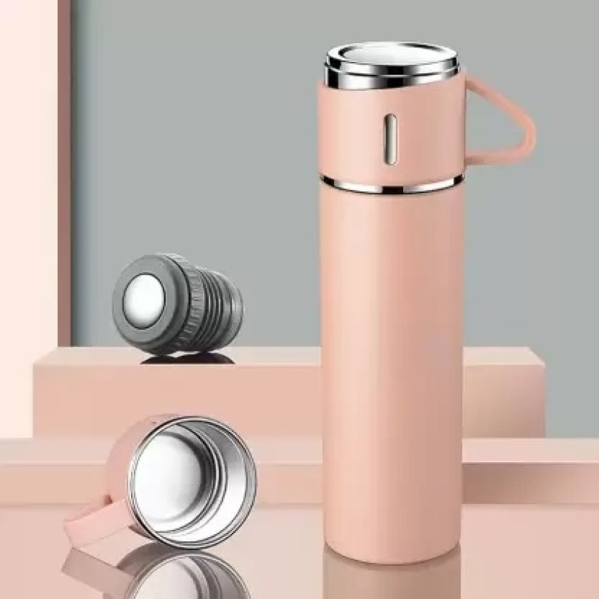 JYSR Vacuum Flask Set 3 Cups 500 ml for Hot & Cold Drink Flask