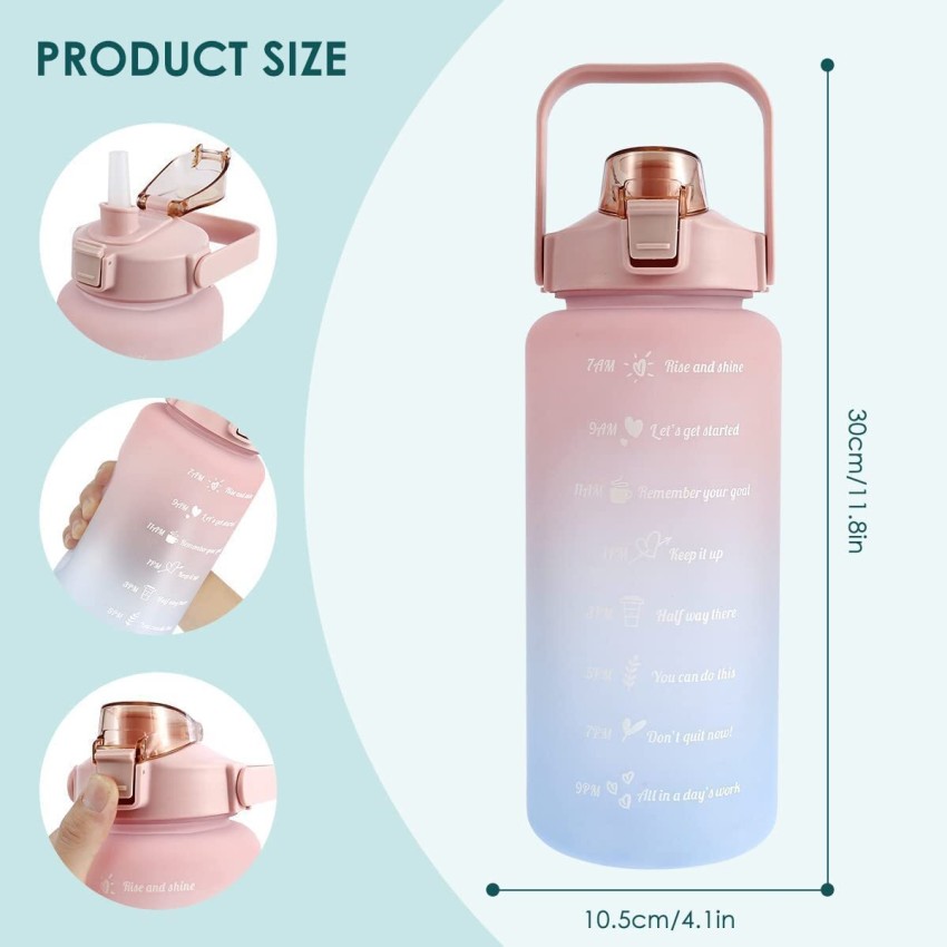 Plastic Motivational Water Bottle Set of 3, 2000 mL at Rs 220