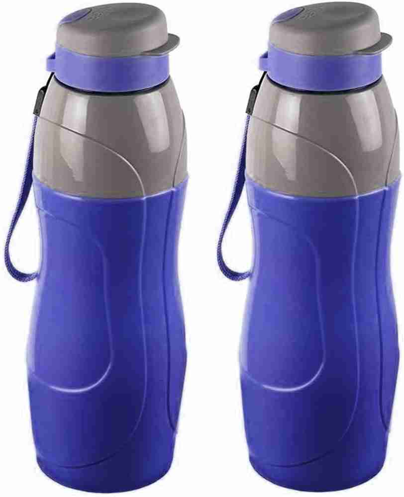 Cello Puro Plastic Sports Insulated Water Bottle,Set of 4, Assorted (900 ML)