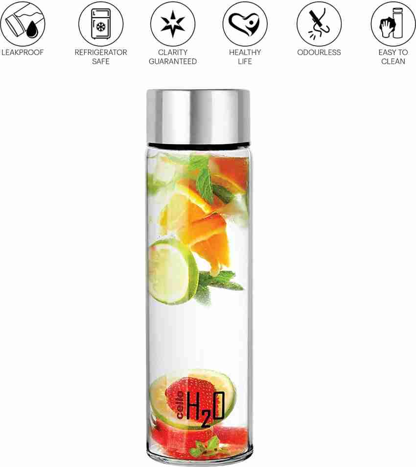 Buy Cello H2O Glass Fridge Water Bottle - Black Online at Best Price of Rs  199 - bigbasket