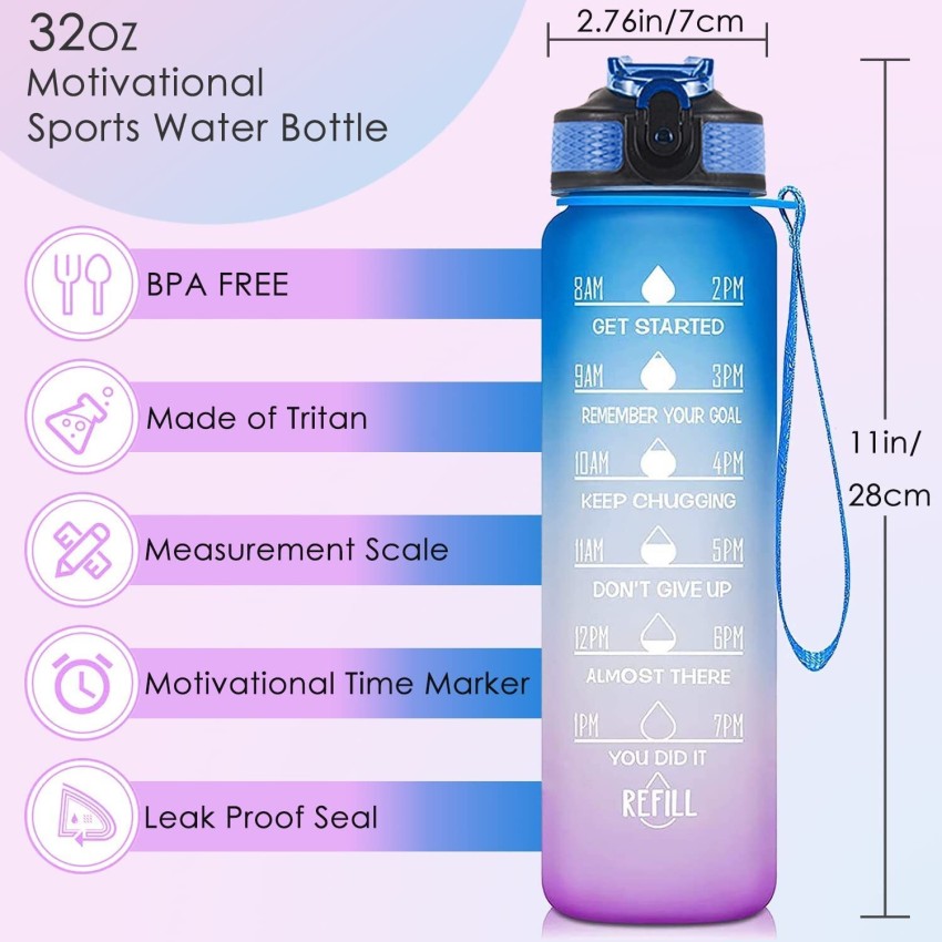 SBTs Sipper Bottle For Adults With Straw Non- Toxic1 Litre+ 1000ml