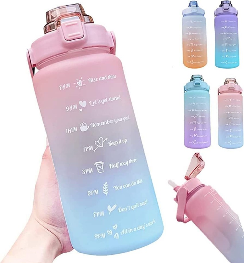 900ml Portable Water Bottle Motivational Sports Water Bottle With