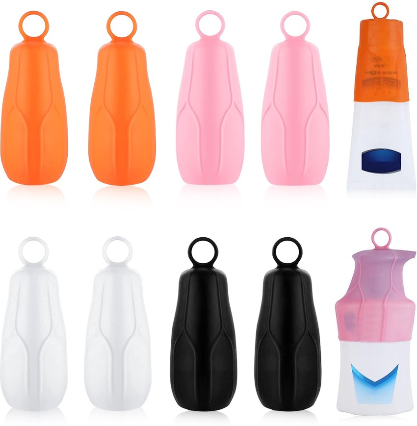 8PcsSilicone Travel Bottle Covers Leak Proof Sleeves for Travel