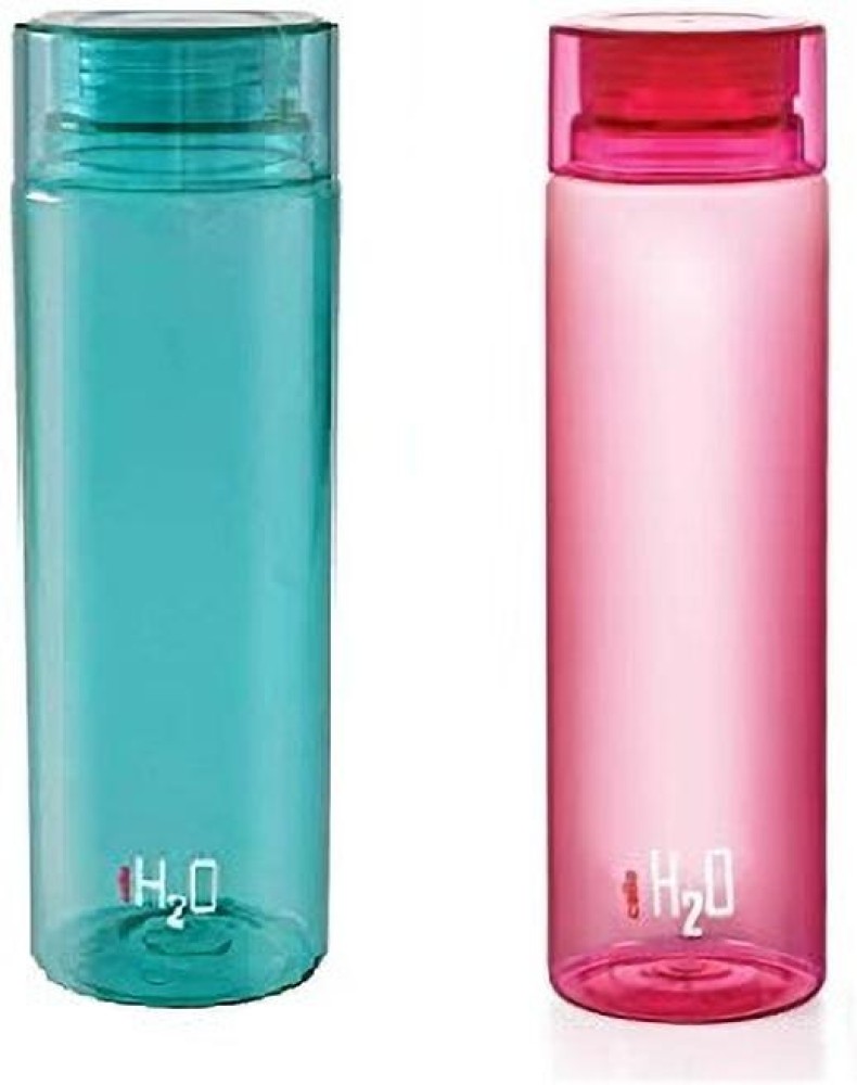 Buy Cello H2O Glass Fridge Water Bottle - Black Online at Best