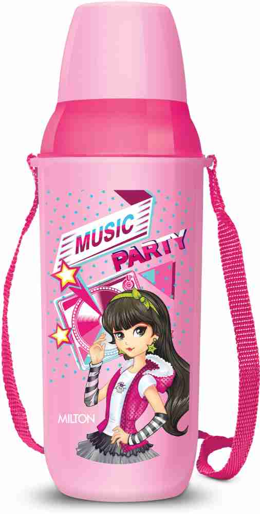 MILTON Kool Trendy 500 Plastic Insulated Water Bottle with Straw for Kids,  490 ml, Cherry Pink Schoo…See more MILTON Kool Trendy 500 Plastic Insulated