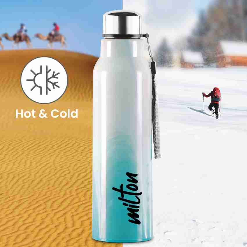 MILTON Steel Fit 900 Insulated Inner SS Water Bottle, Set of 3