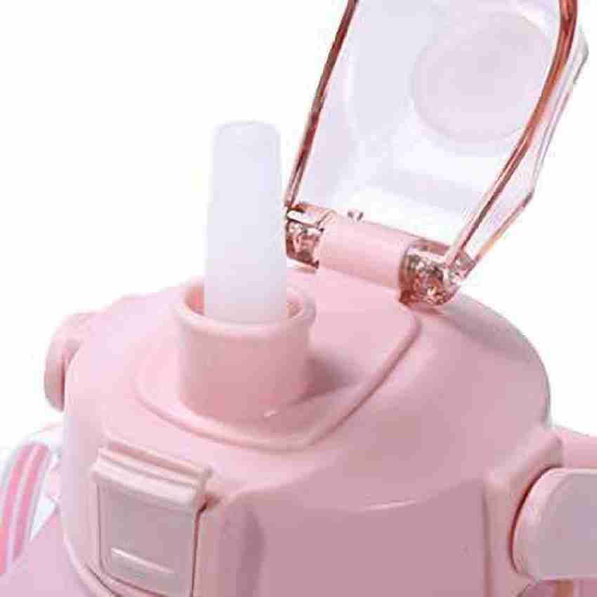 Pack of 2 baby bottles in Square pink