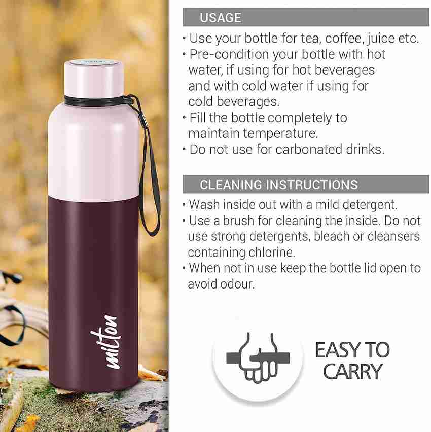 Milton thermosteel hot & cold water flask 1000ml stainless steel bottle cheap
