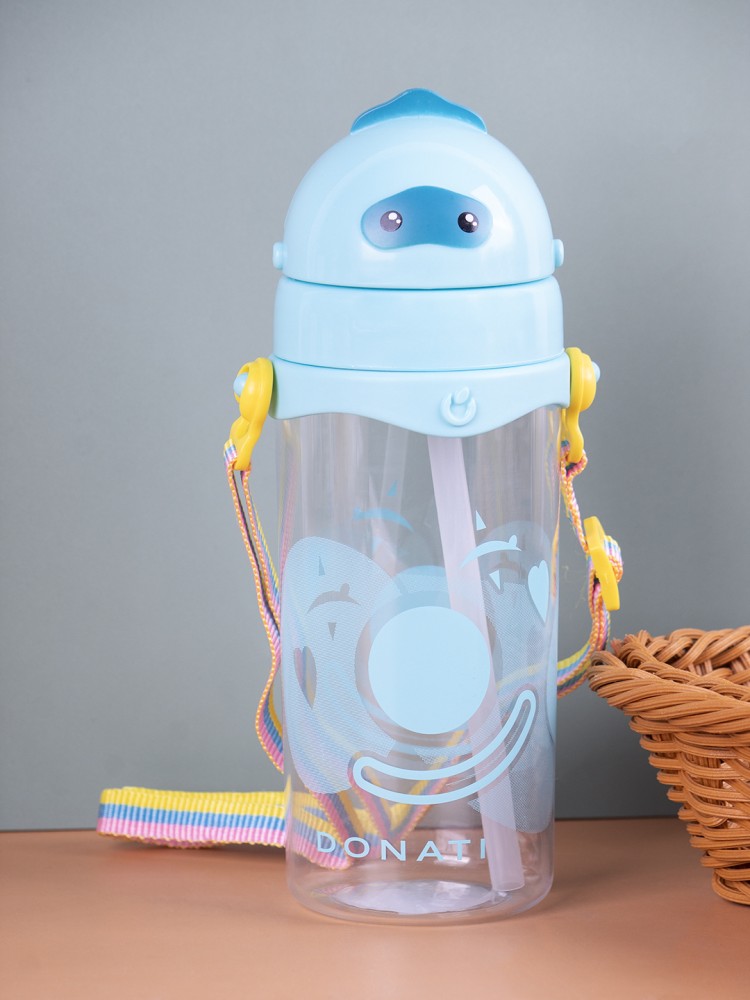Kids Water Bottle, Blue, Plastic, 450 mL - MARKET 99