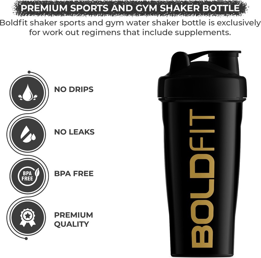 Slovic Shakers for Protein Shake, Plastic Free Gym Bottles