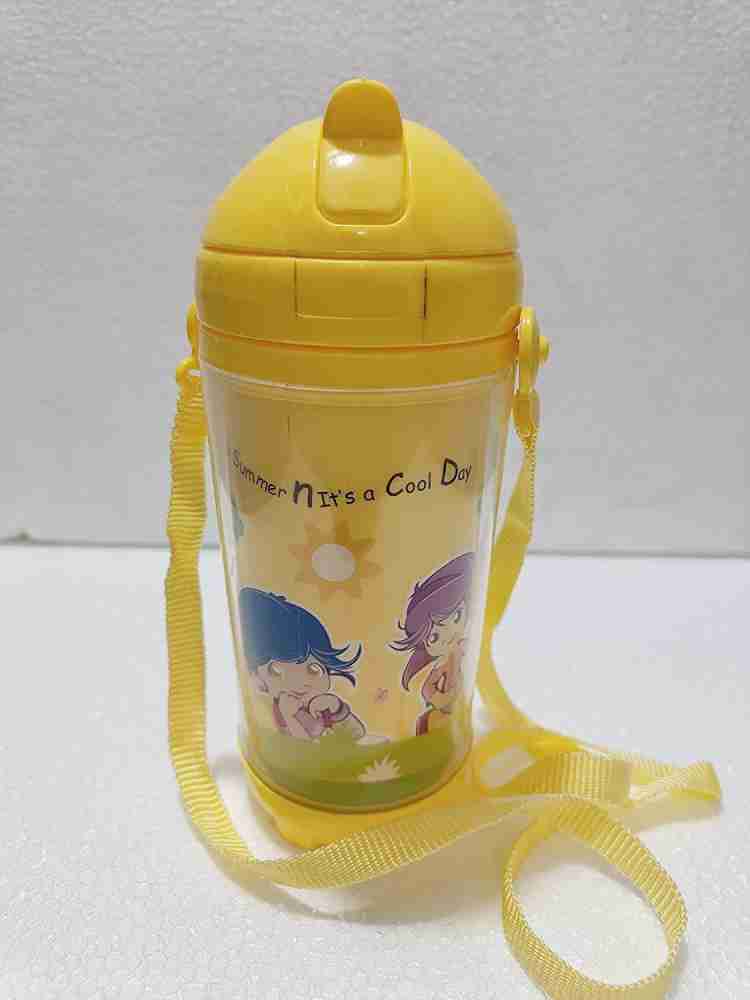 WiiBross Cute Water Bottles with Straw for Kids Girls Boys 500 ml