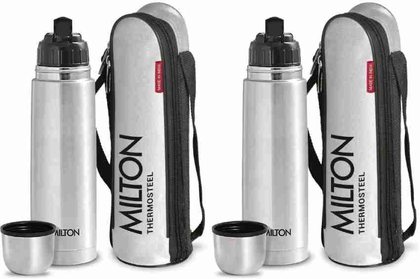 Milton Thermosteel Flask with Flip Lid Stainless Steel Flask Hot