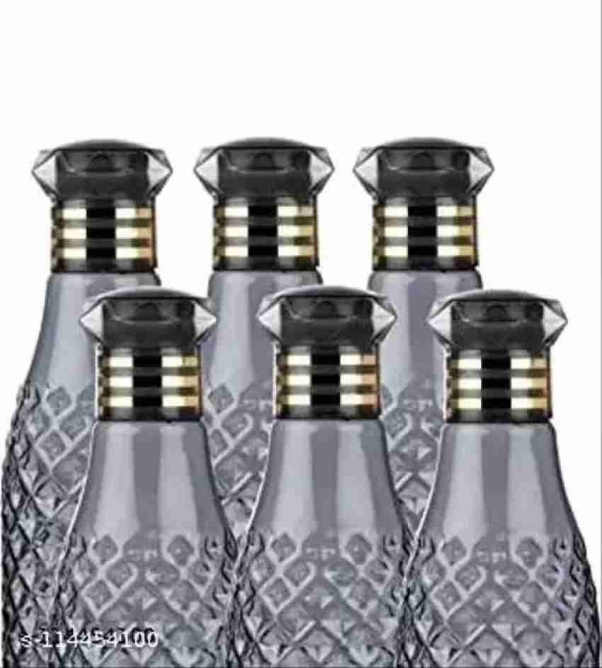 Hichaki Traders Diamond Water Bottle BPA Free Set of 6 Bottles for