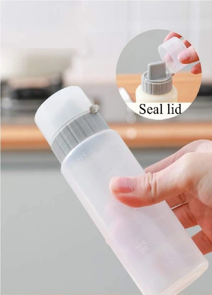 Squeeze plastic Bottle with Cap for syrup, oil, ketchup and other  condiments