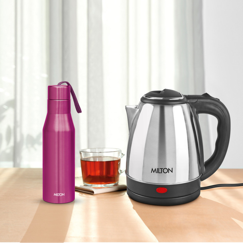 Electric kettle with flask on sale combo