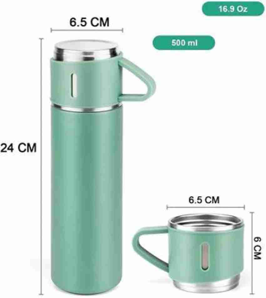 Vacuum Flask Set With 3cups -500ml