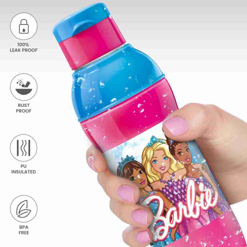 Buy Kool Peer Barbie School Water Bottle for Girls - Milton