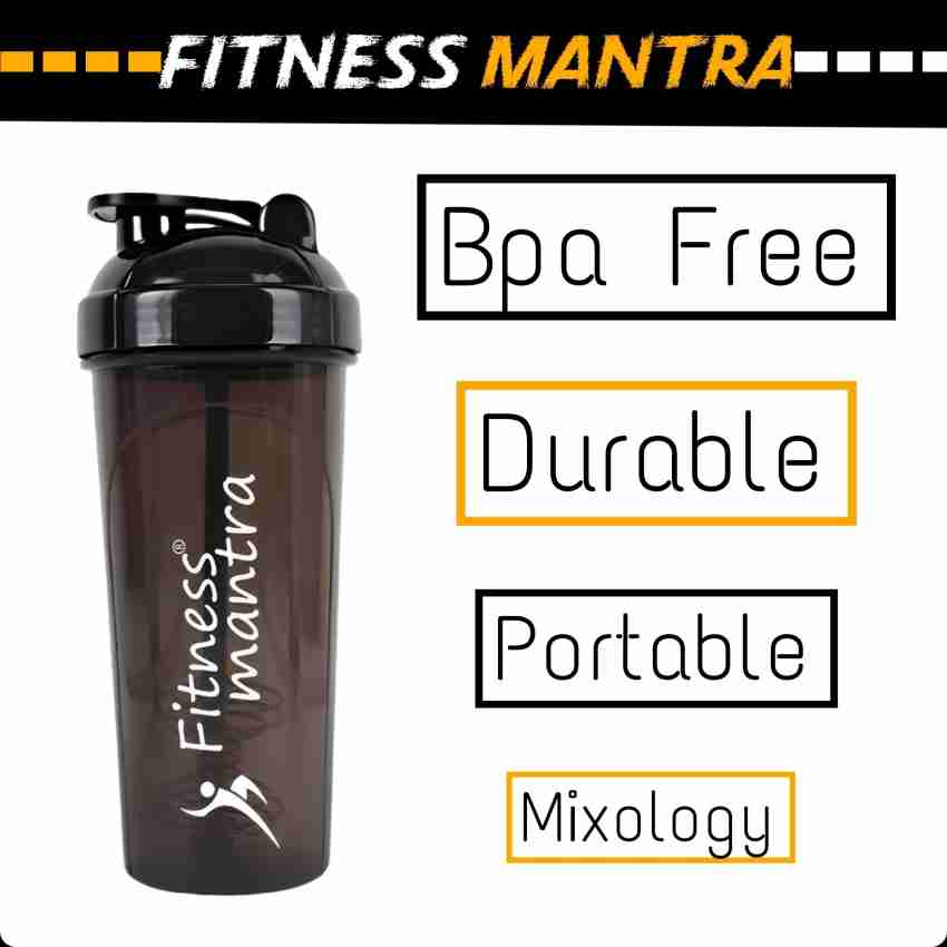 Buy Fitness Mantra 700ml Gym Protein Shaker Bottle with Mixer Ball