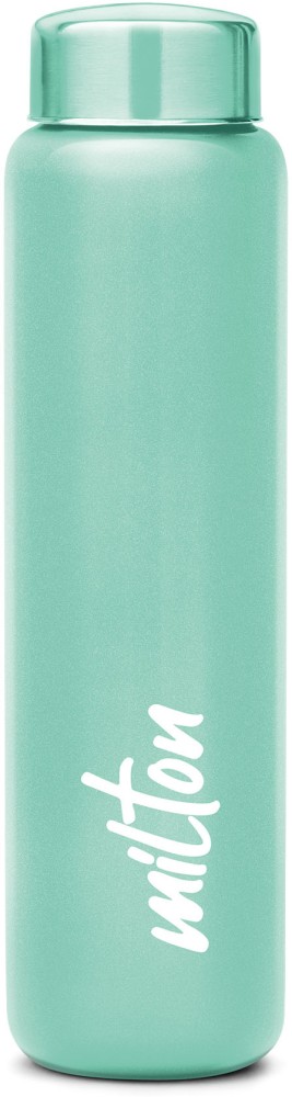 Milton Aqua 1000 Stainless Steel Water Bottle, Set of 3, 950 ml Each, Silver | Leak Proof | Office Bottle | Gym Bottle | Home | Kitchen | Hiking 