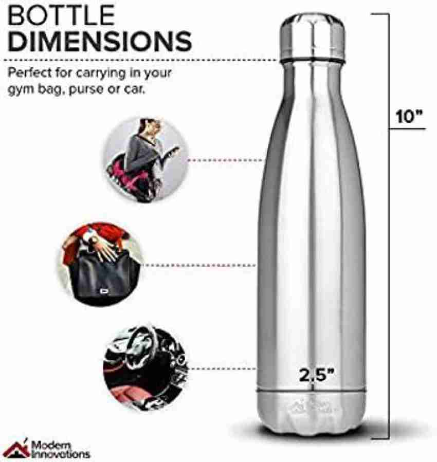 Stainless Steel Insulated 24 Hour Hot & Cold Bottle For Unisex 1000 ml