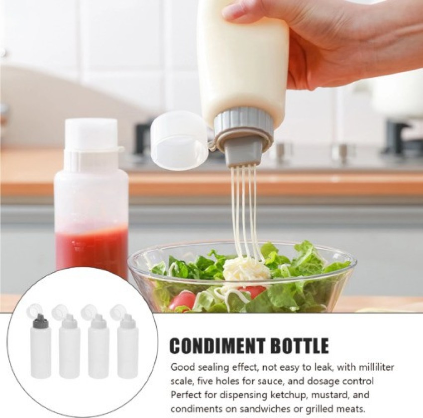 200ml Salad Dressing Shaker Dispenser Leakproof Container Bottle Sauces  Vinegar Mixer With Scales Kitchen Seasoning Bottles - AliExpress