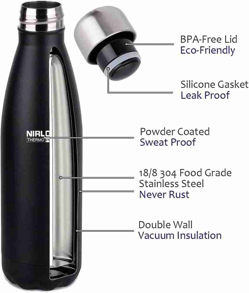 500ml/750ml Echo-friendly Double Wall Stainless Steel Vacuum