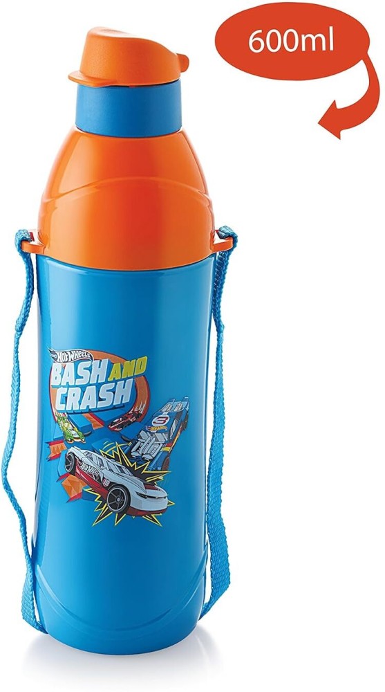 Multicolor Plastic Cello Puro Junior Hot Wheels Insulated Water Bottle