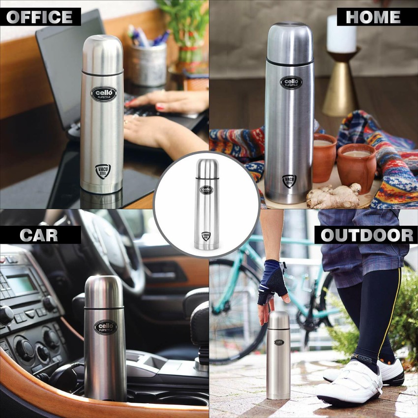 Cello 500ml Vacuum Insulated SS Tea Flask