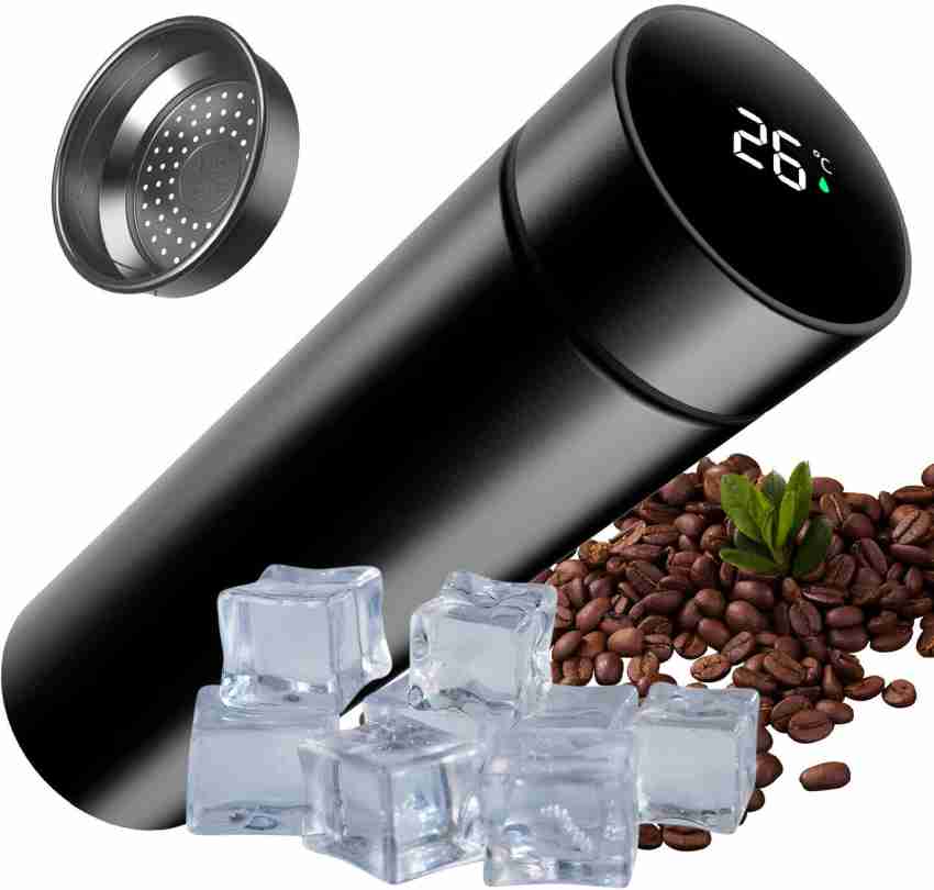 500ml Smart Thermos Water Bottle LED Digital Temperature Display Stainless Steel Coffee Thermal Mugs, Size: Medium