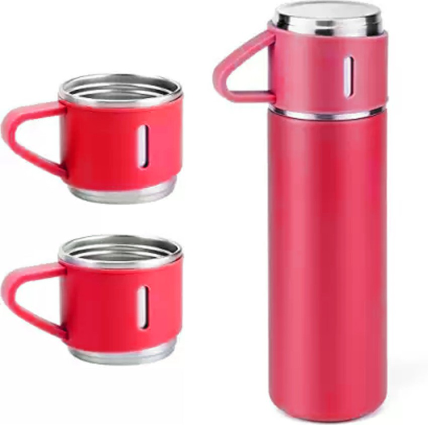 Vacuum Flask Set With 3cups -500ml