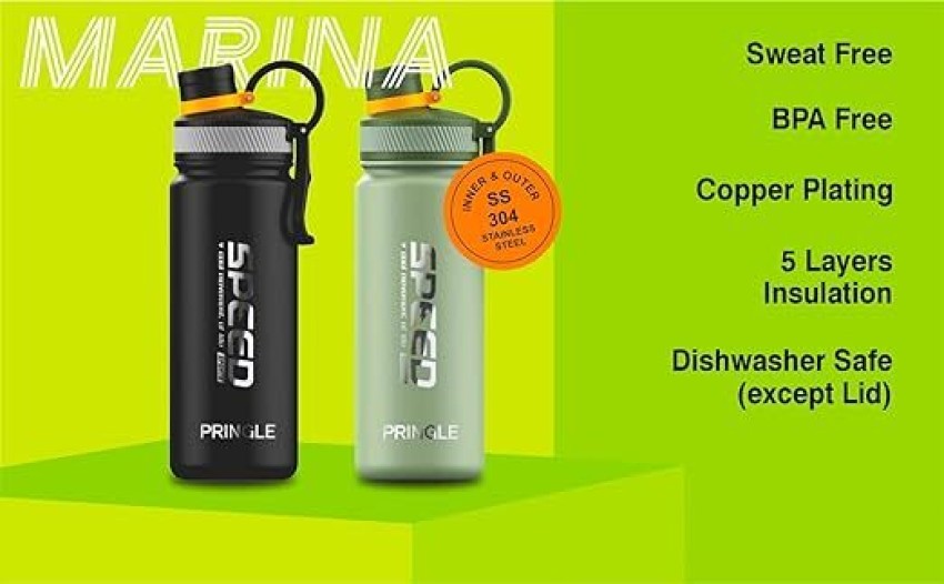 1pc New 680ml Stainless Steel Vacuum Bottle Double Wall Insulated Water  Bottle