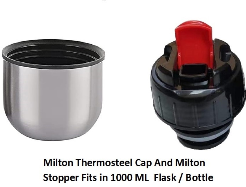 Milton Thermosteel Flip Lid Flask 350, Double Walled Vacuum