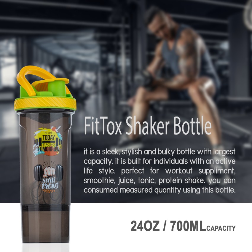 Flipkart SmartBuy Fittox Gym Shaker Bottle for Protein Shake 100% Leakproof  700 ml Bottle - Buy Flipkart SmartBuy Fittox Gym Shaker Bottle for Protein  Shake 100% Leakproof 700 ml Bottle Online at